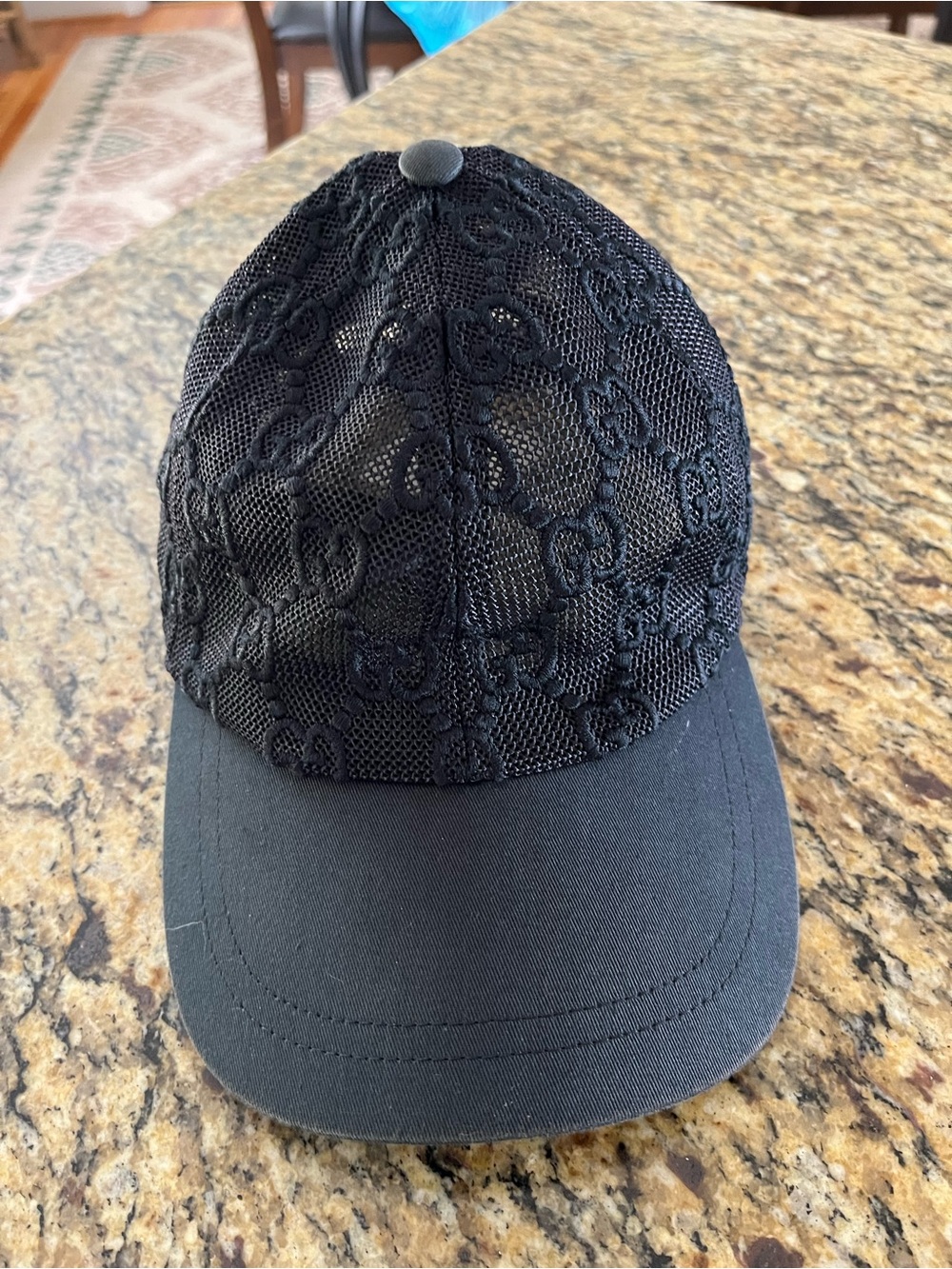 GUCCI Black GG  Mesh Cap